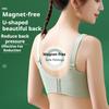 Push-up Thin Full-cup Bra That Supports Side Breast Tissue Wire-free Makes Large Breasts Appear Smaller and Prevents Sagging