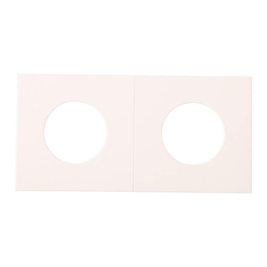 50PCS Coin Holders Stamp Holder Storage Box Storage Case Storage Holders Square Cardboard Box Household Supplies 17.5-40mm