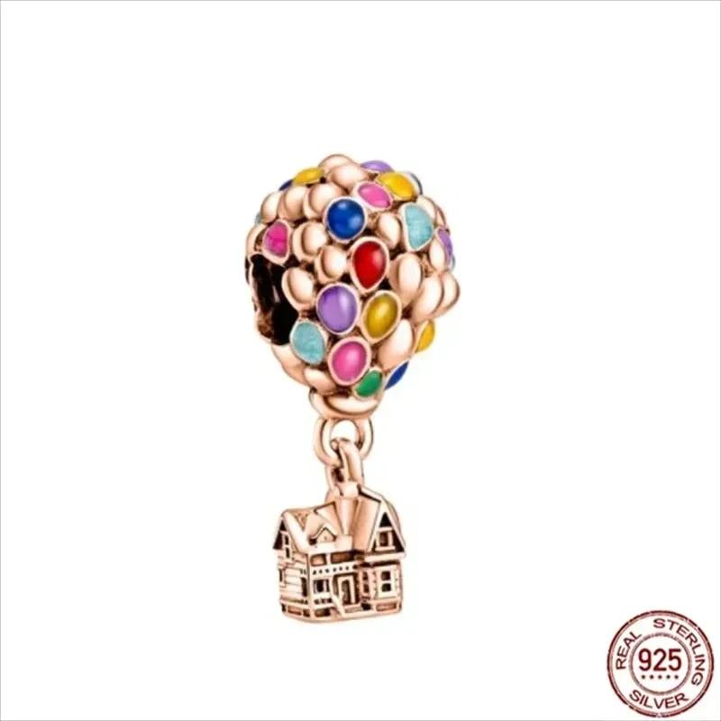 Fine Jewelry Rose Gold Family Tree Animal Mother Flower Original Copper Beads Charms For Necklace Diy Bracelet Women Gift