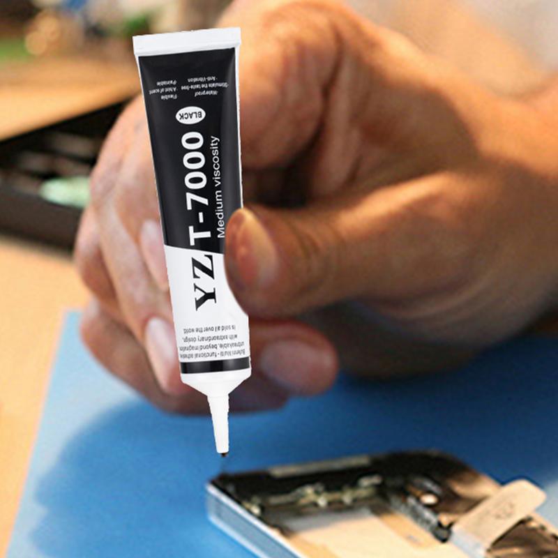 15ML/50ml/110ml T-7000 Black Glue Mobile Phone Metal Screen Frame Repair Diamond Adhesive Liquid Glue Multipurpose Stong Bond