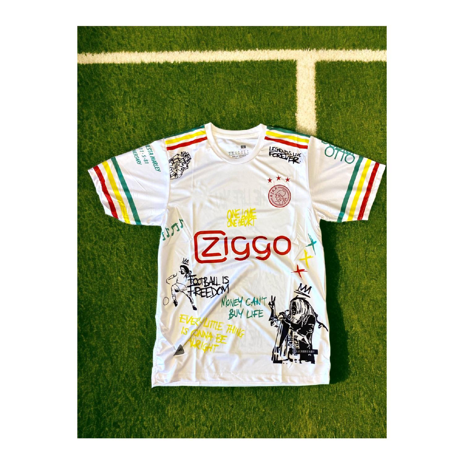 Third Kit Ajax Bob Marley Shirt For Sale Ajax Kit Bob Marley Ajax