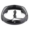For Electra Glide Ultra Limited Low FLHTKL 2015-2019 Motorcycle Accessories 7-Inch LED Headlight Bezel Chrome/Black ABS Plastic