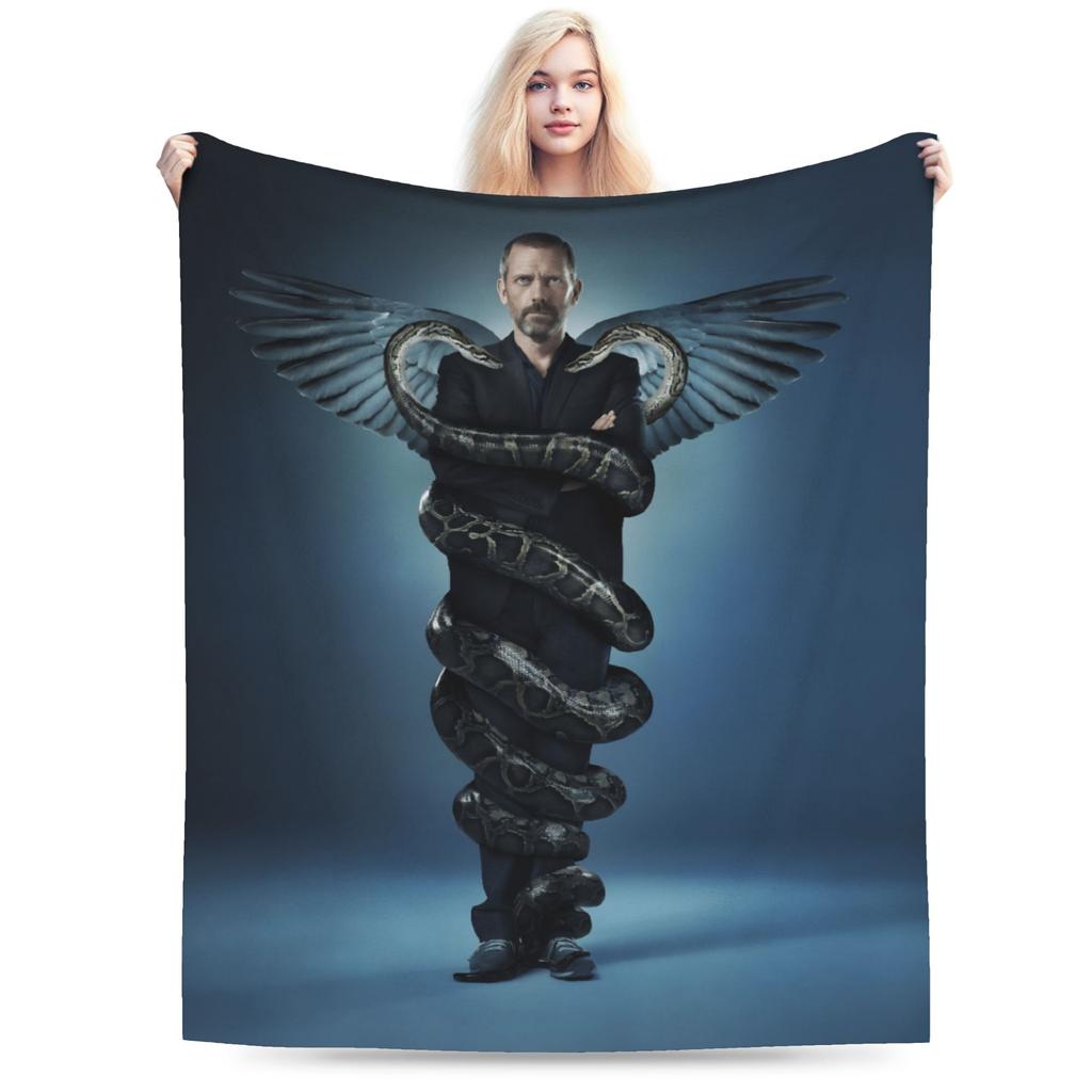 House The Doctor Plush Blanket Children Flannel Throw Blanket For Bedroom Super Soft Quality Bedspread Gift Idea