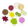 Role Playing Felt Combination Food Toy Burger Felt Food Burger Food Set  Children