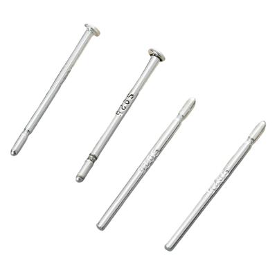 10 Pares de Agujas para Piercing de Oreja Hipoalergénicas Pendientes de Botón para Oreja Tono Plateado para Usuarios Primerizos Unisex Accesorios de Pines para Oreja