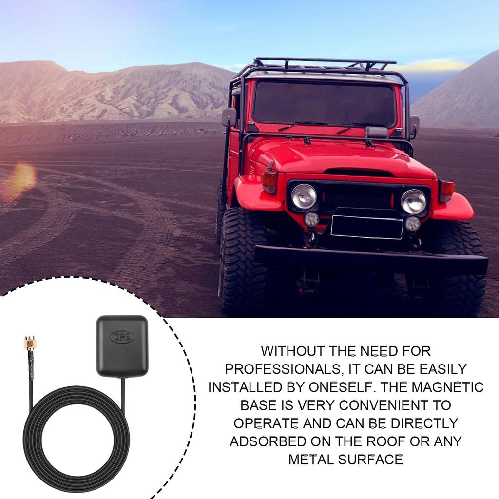 Car GPS Antenna,GPS Navigation Antenna - GPS Car Positioning Antenna 3 Meter Feeder GPS