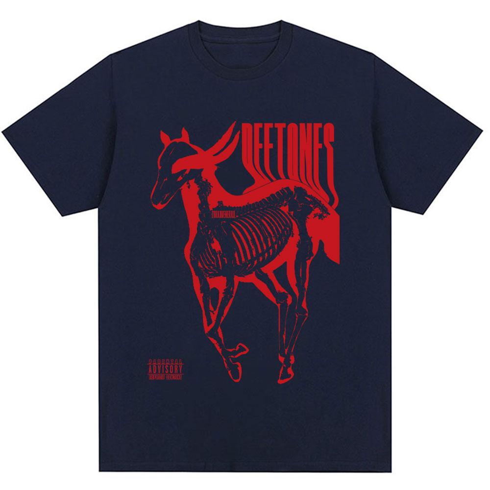 Deftones White Pony Music Album Vintage T-shirt Hip Hop Vintage Fashion Gothic Male T Shirts Oversized Men Women Cotton T Shirt