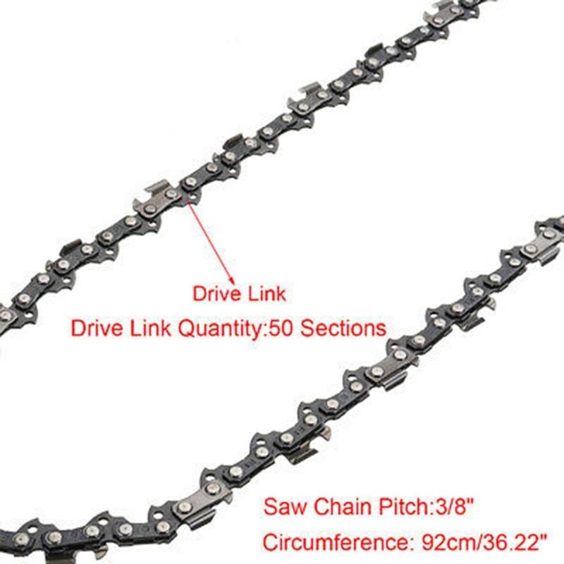 14in Chainsaw Saw Chain 3/8 LP 50DL Sharp Chains Replacement For STIHL MS250 MS180 MS230 Chainsaw Accessories Garden Tools