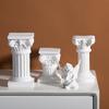 Scandinavian resin Roman column candlestick angel ornaments sculpture window sample room mini shooting props soft decorations