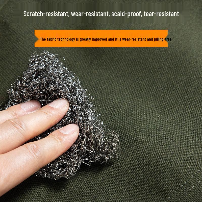 Men's and Women's Cotton Workwear Set, Anti-scalding and Wear-resistant for Welders and Auto Repair, Suitable for Spring and Autumn.