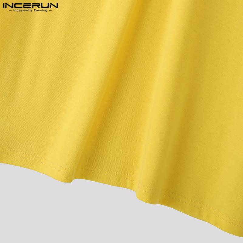 INCERUN 2PCS Men Summer Short Sleeve Tops Shorts Pants Casual Loose Outfits Sets