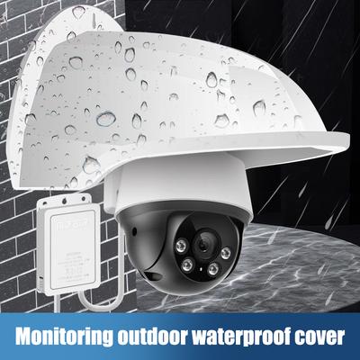 1Pc Universal Sun Rain Shade Cover For Outdoor Cameras, Waterproof Camera Shield Cover For Nest Ring Arlo Dome Bullet