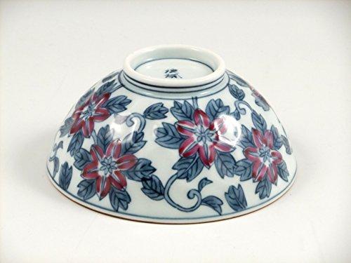 Arita ware Korin kiln dyed brocade iron flower group tea bowl tea 20601 (couple bowl)