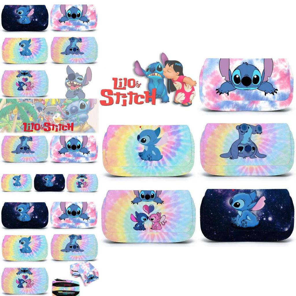 Stitch Character Pencil Case For Students Breathable And Popular 20-35l Capacity