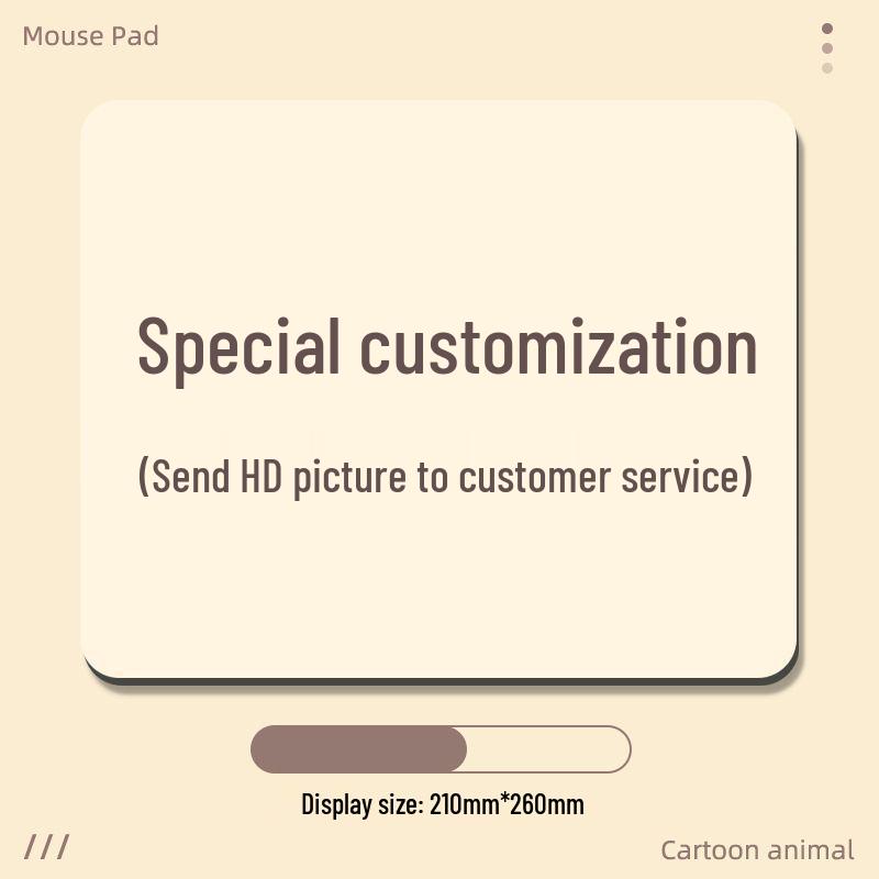 Cute Cartoon Mouse Pad with Hand Rest - Small & Thick for Desktop & Laptop