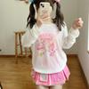 TrendHub Sweet Japanese Style Loose Thin Transparent Sun Protection Cover Up Beach Holiday Long Sleeve T Shirt