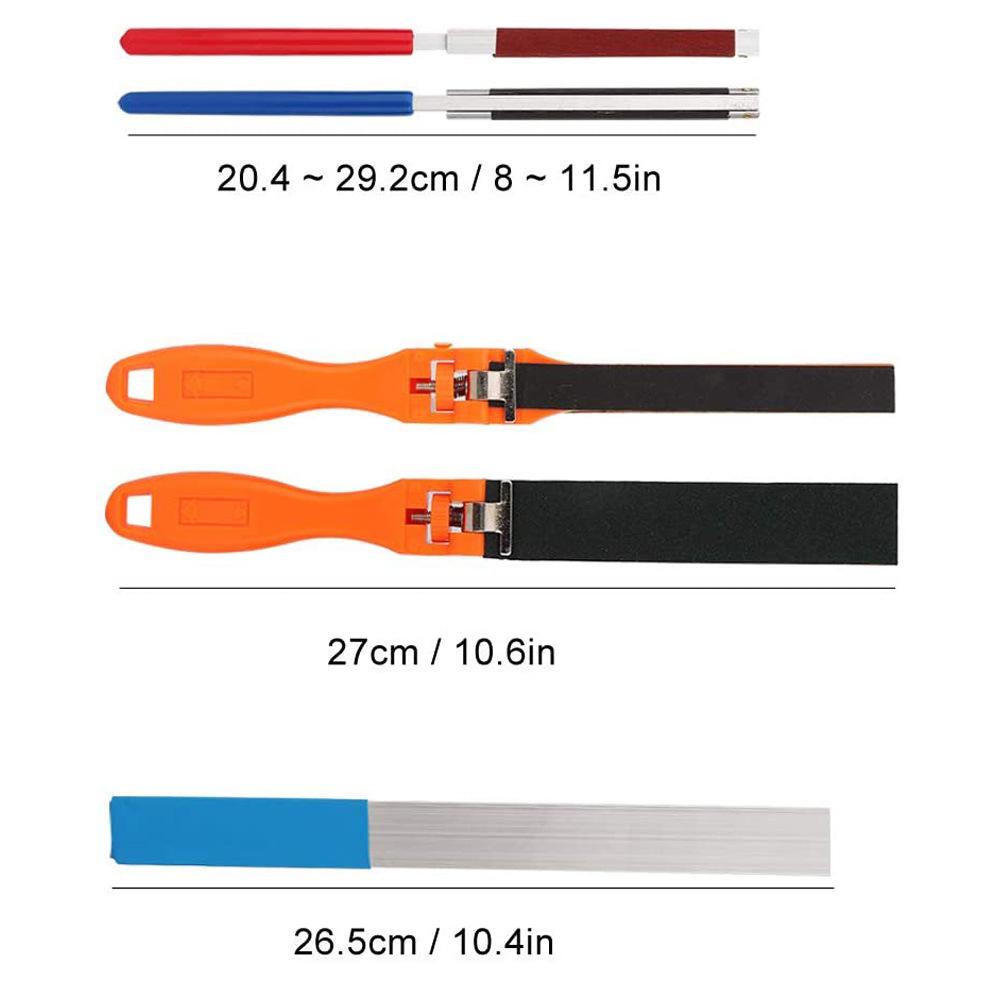 Sandpaper Rod Aluminum Sandpaper Ruler Plate  Plastic Sandpaper Clip Roll Rod Metalworking