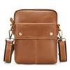 Umhängetasche Vielseitige Retro-Einzel-Schultertasche Modische Freizeittasche aus echtem Leder mit großem Fassungsvermögen