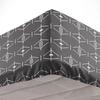 Drap Housse - Aris - Geometrix - 160x200 Cm - Coton 100% - Anthracite - Oeko-Tex®