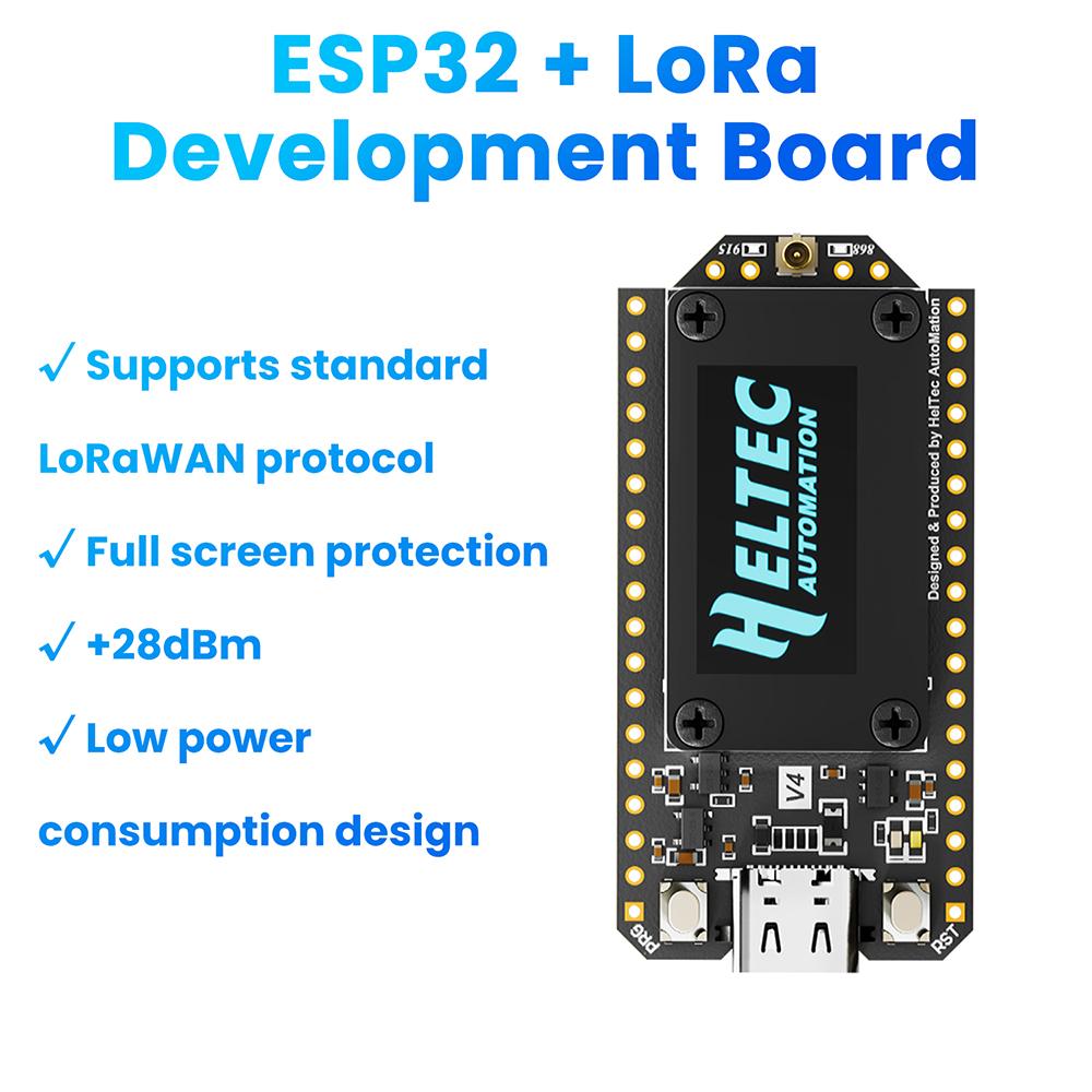 WiFi LoRa 32 V4 ESP32 Bluetooth WIFI Development Board 0.96" OLED ESP32-S3R2 Low-power IoT Development Board 863-928MHz Type C