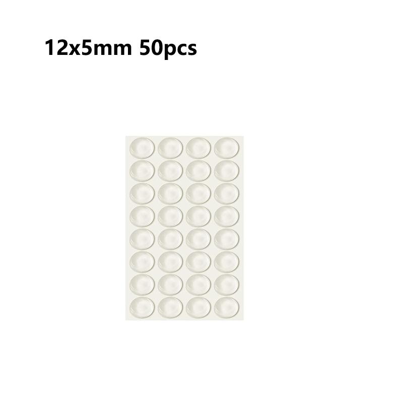Strong Self-Adhesive Clear Door Stopper Rubber Damper Buffer Cabinet Bumpers Furniture Dots Cushion Protective Pads Tiny Bumpons