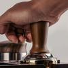 Wooden Handle Coffee Tamper Stainless Steel Base Barista Tool Pressure Hammer  Professional Use
