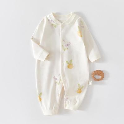 Pure Cotton Baby Romper - Boneless Infant Jumpsuit for Spring & Autumn
