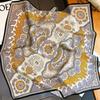 New Paisley Print Square Scarf Soft Satin Bandana Vintage Windproof Head Wrap Shawl Neck Scarves Travel Beach Towel