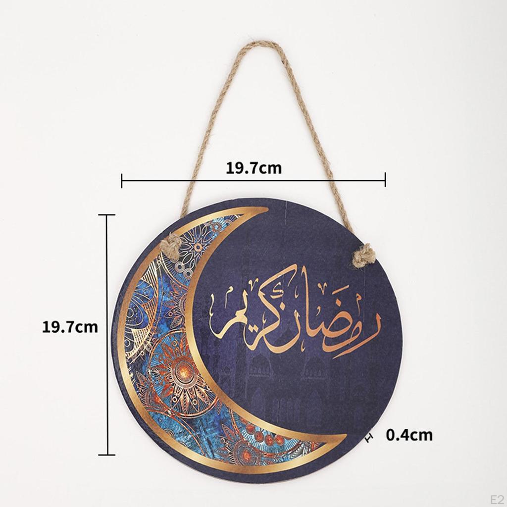 Ramadan Wall Decor Hanging Decoration Ornament Holiday Supplies Plaque,Wall Art Pendant