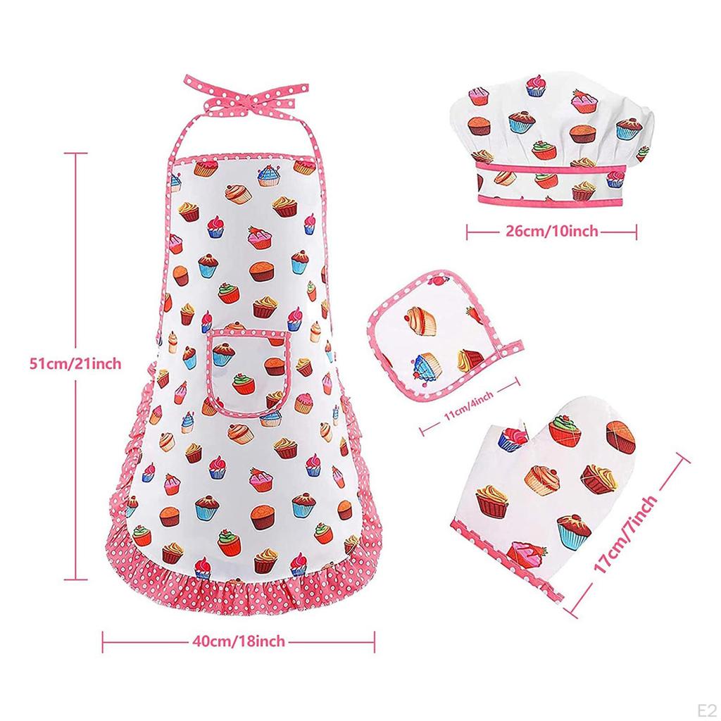 Chef Clothes Set, Toddler Kids Cooking Baking Birthday Gift