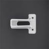 Closet Rod End Supports Opening Flange Rod Bracket for Closet Shelf Wardrobe Shower Curtain Accessories Poles Sockets