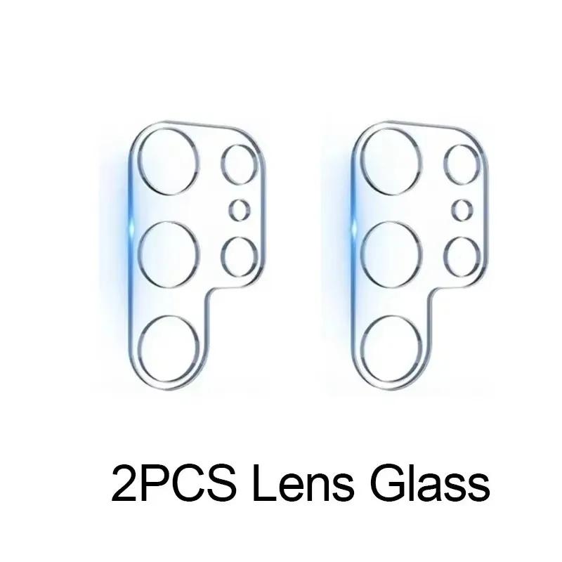 6 In 1 Tempered Glass For Samsung Galaxy S25 S24 Ultra Plus Screen Protector Film Camera Lens Film Anti Scratch Protective Films