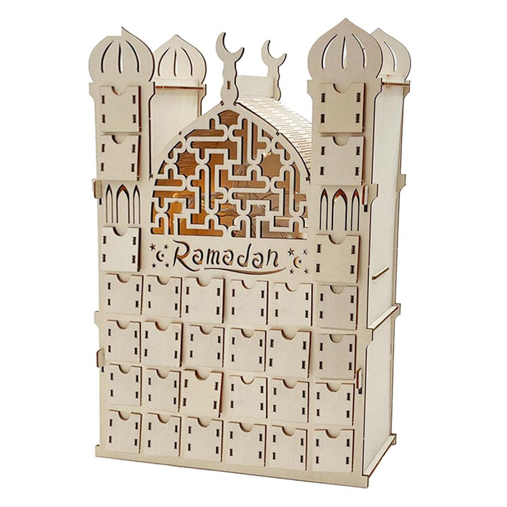 Wooden Ramadan Advent Calendar 2022 Eid Ramadan Mubarak Advent Calendar with Drawers 30 Days