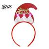Glowing Holiday Accessories for Parties Light Up Christmas Headbands, Shiny Glitter Santa Hat Tree Reindeer Antler Hairbands, Decorative Hair