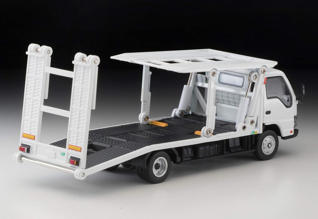 Tomica Limited Vintage Neo Scale Isuzu Elf Hanamidai Auto Safety Loader Big Wide White Finished Model 1/64 LV-N191a
