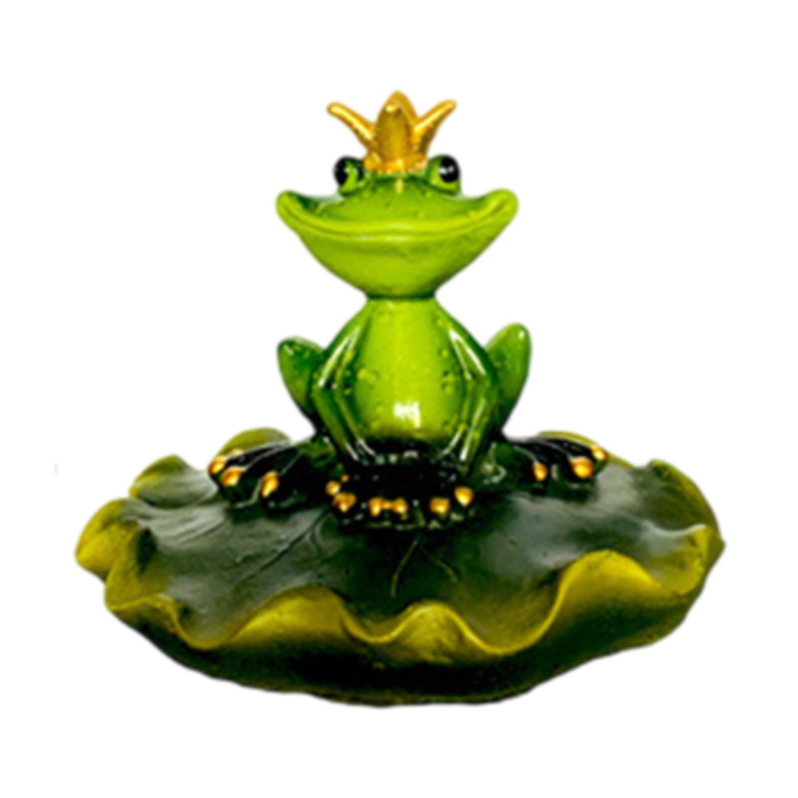 

Pond Decoration Resin Floating Frog Figurine Funny Animal Statue Outdoor Garden Centerpiece for Pond Water Decor Accessories