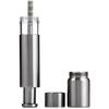 Stainless Steel Salt and Pepper Grinder,Push Button Grinder Modern Design Thumb Grinder, for Black Pepper, Sea Salt and Himalayan Salt, Spice and Salt