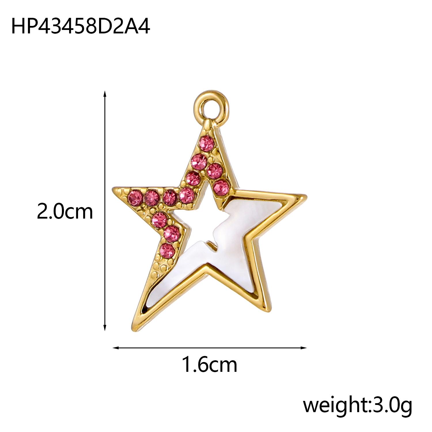 

CARLIDANA DIY Fashion Jewelry Accessories Gold Plated Waterproof Stainless Steel Fashion Leaf Heart Pendants Charms For Necklace