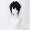 One Piece Akutagawa Ryunosuke Cosplay Wig, Black/Gray, Heat-Resistant