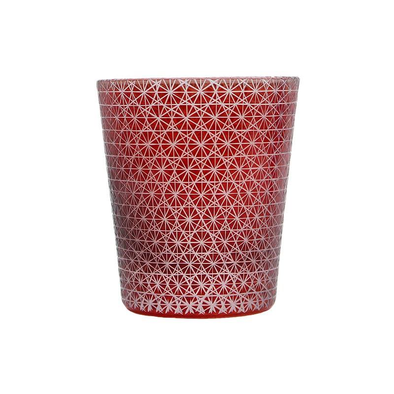 

Kiriko Glass Kiriko Chigiku (Red)