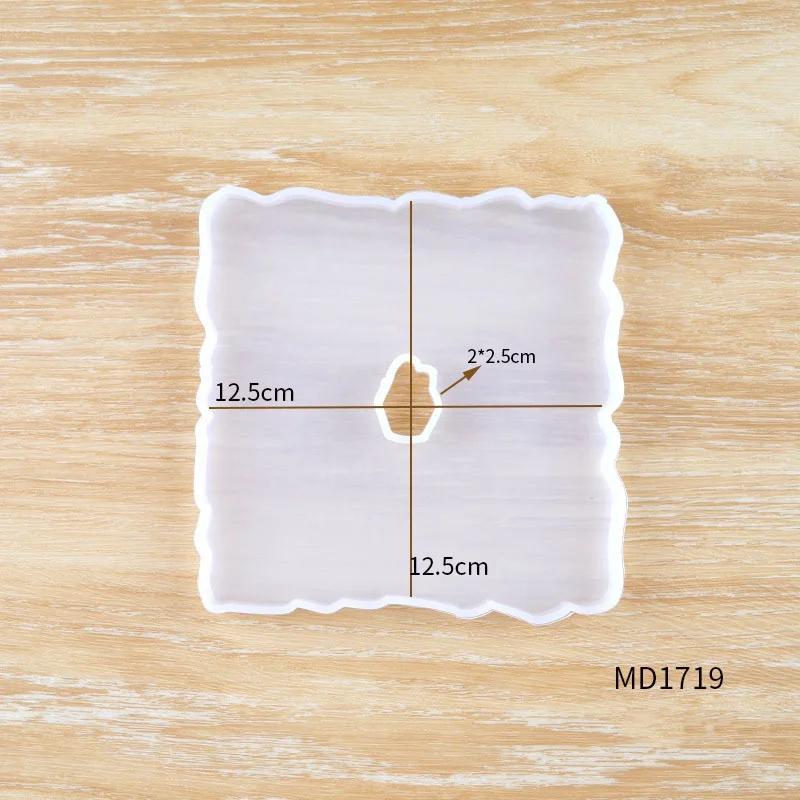 

Wave Coaster Table Mold Silicone Diy Baking Handmade Mirror Resin Cloud Epoxy Mold Silicone Molds MD1719