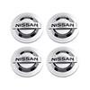 4pcs 54mm 60mm Wheel Center Cap Hub Cover Badge Emblem For Nissan X J10 Trail Tiida Teana Juke X-trail Almera Rogue Sport VersaW