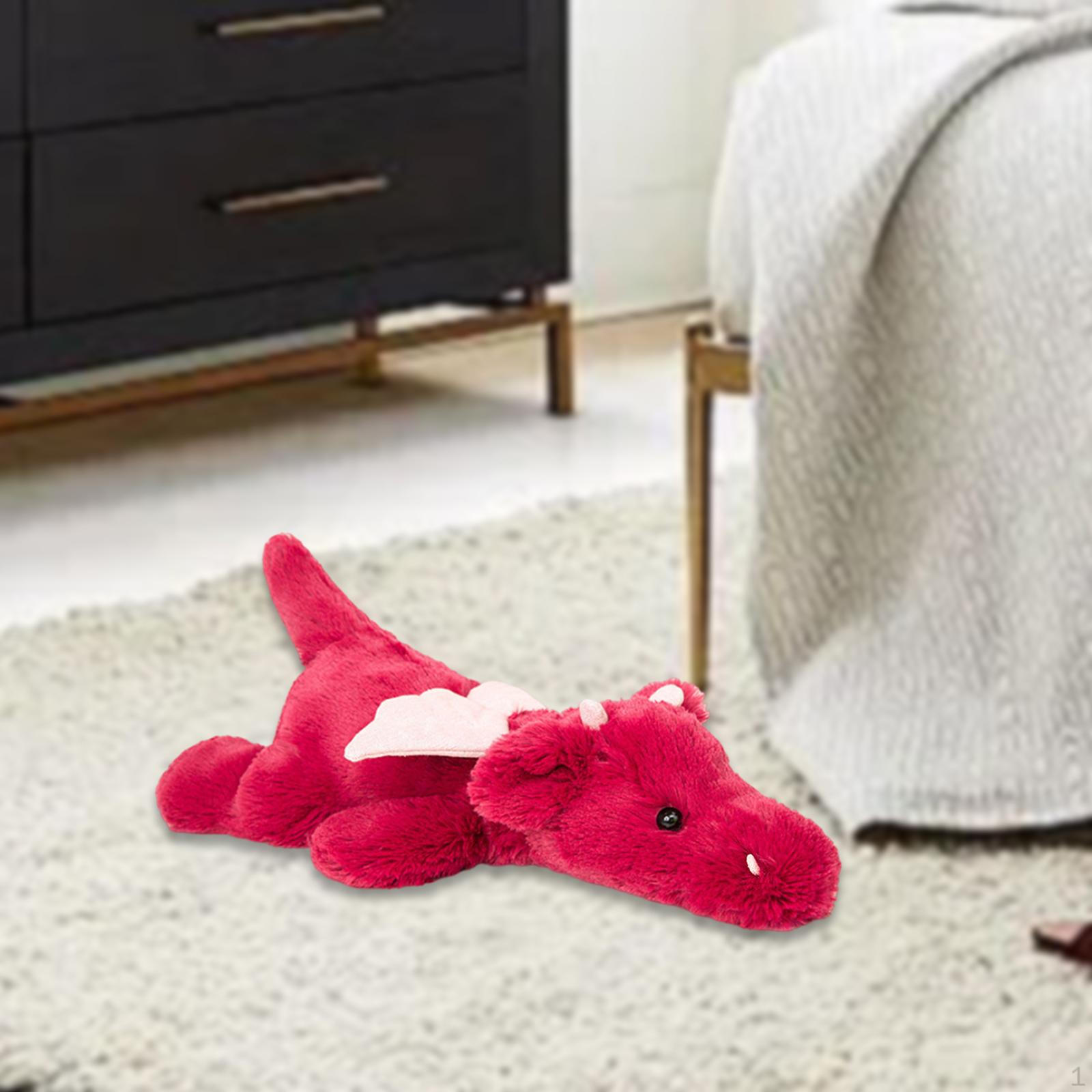 

Милый летающий дракон плюшевая игрушка животные игрушки для дома декоративные обнимашки 40 cm красный