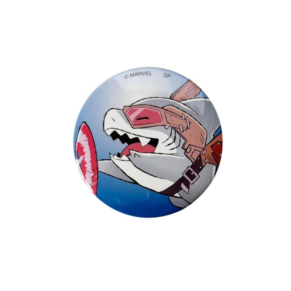 Small Planet Marvel RivalsJeffCostume Badge, Blind Wrapped, Complete Set of 7