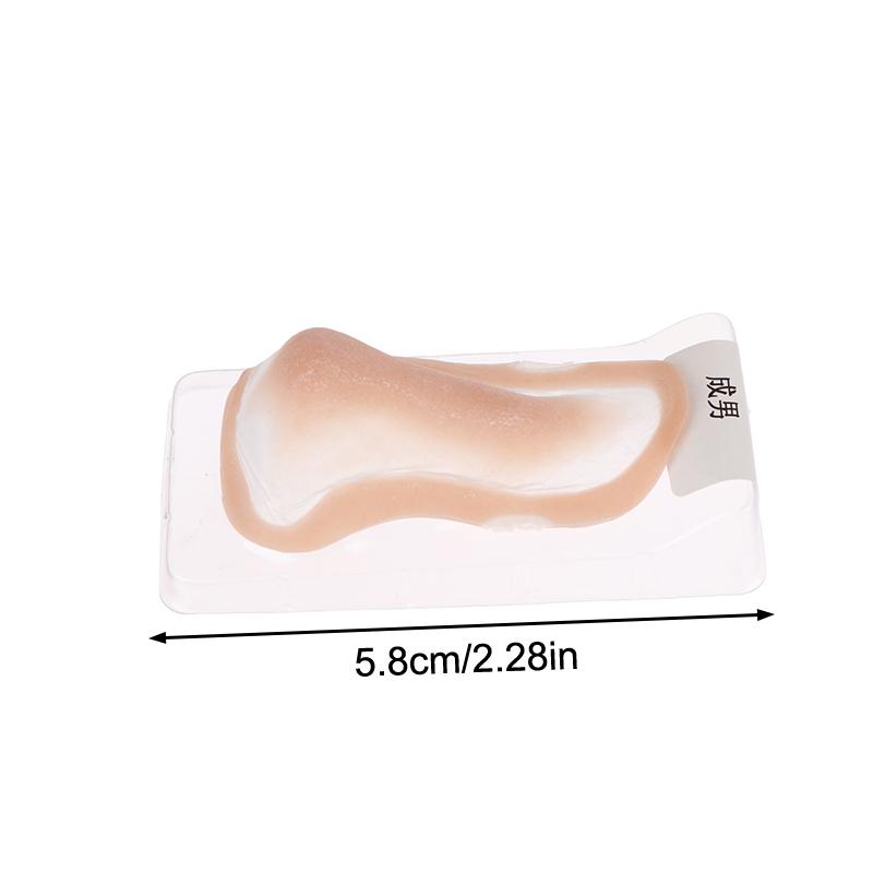 Silikon Make-up Prothetik Nase & Kinn Set 1 Stück Realistische Textur Sicher für tägliches Make-up Halloween Cosplay Filmproduktion