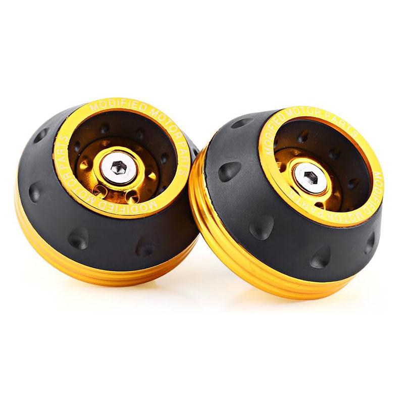 2Pcs Universal Motorcycle Wheel Protection Crash Pad Motorbike Crash Protectors Alloy Motocross Falling Front Fork Slider Cups