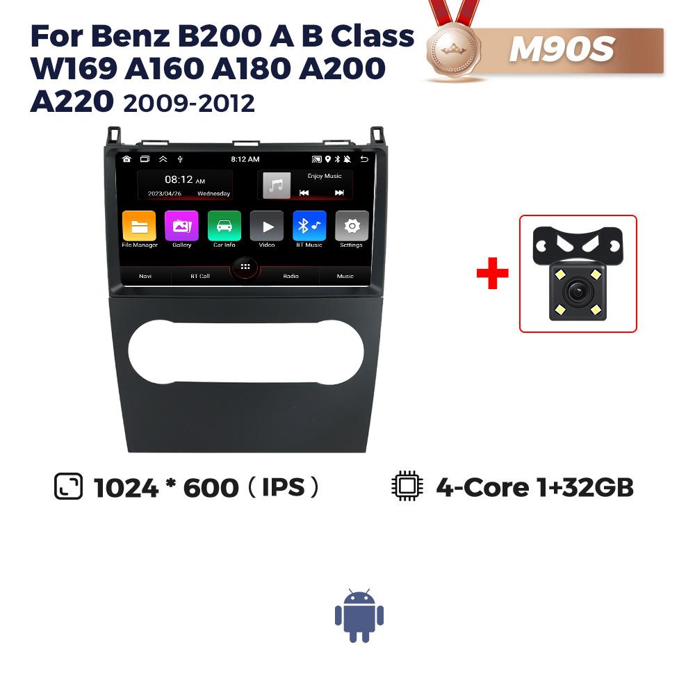 Navifly 8G + 256G Android Auto Autoradio Multimedia-Player GPS Für Mercedes Benz B200 AB Klasse W169 A160 A180 A200 A220 2009-2012