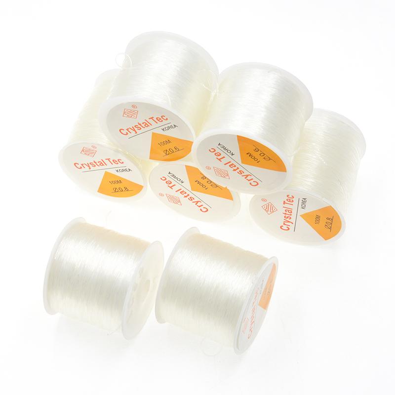 Transparent Elastic Crystal Elastic Cord Beading String Stretch Thread Wire Line for Jewelry Making Findings DIY