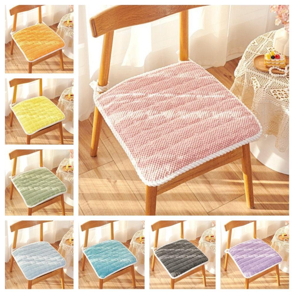 40cm Office Chair Pad Winter Thick Car Seat Pad Soft Dining Chair Cushion
