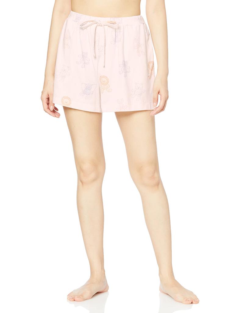 Gelato Pique Plush Print Shorts PWCP212209 Pink F Women's